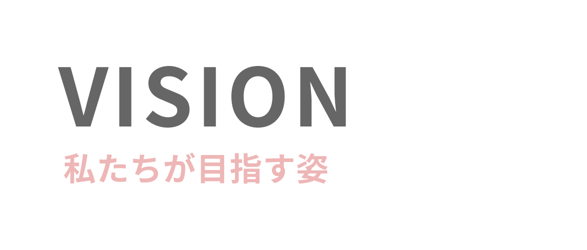 VISION(私たちが目指す姿)